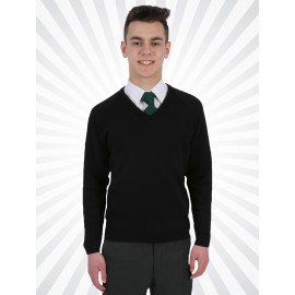 V/Neck Knitted Jumpers 50/50 Cotton/Acrylic