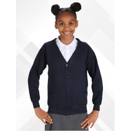 *NEW* Poly/Cotton Sweatshirt Cardigans - Light Navy