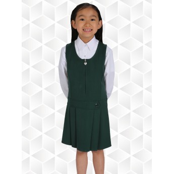 Girls Stretch Pinafores